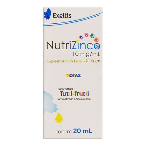 NutriZinco Gotas Tutti-Frutti 10mg/ml Exeltis 20ml