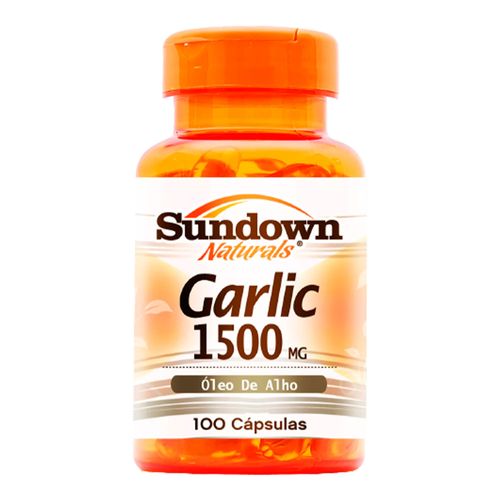 Óleo de Alho Sundown Naturals Garlic 1500mg 100 Cápsulas Óleo de Alho Sundown Naturals Garlic 1500mg 100 Cápsulas
