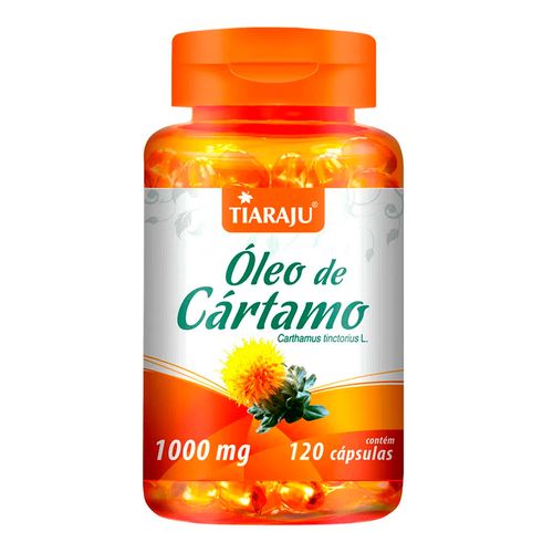 Óleo de Cártamo - Tiaraju - 120 Cápsulas de 1000mg Óleo de Cártamo - Tiaraju - 120 Cápsulas de 1000mg