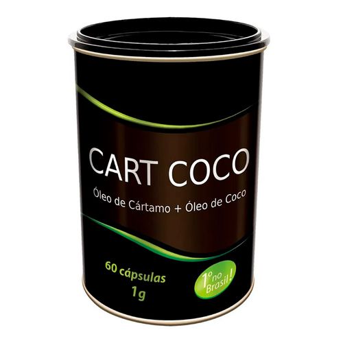 Óleo de Cártamo Cart Coco - Tiaraju - 60 Cápsulas de 1000mg Óleo de Cártamo Cart Coco - Tiaraju - 60 Cápsulas de 1000mg