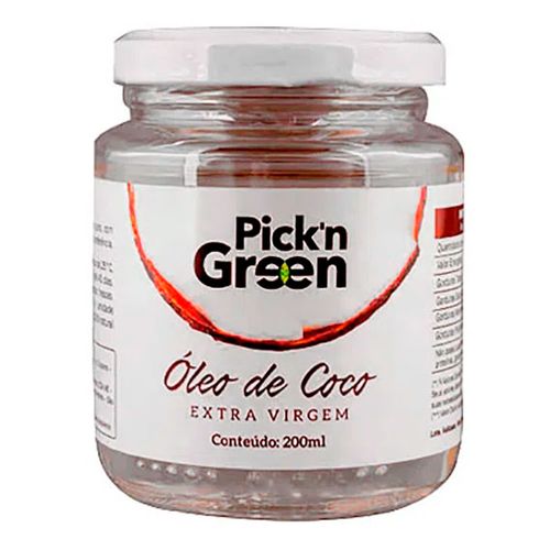 Óleo de Coco Extra Virgem - Pick'N Green - 200ml
