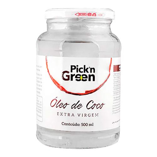 Óleo de Coco Extra Virgem - Pick'N Green - 500ml Óleo de Coco Extra Virgem - Pick'N Green - 500ml