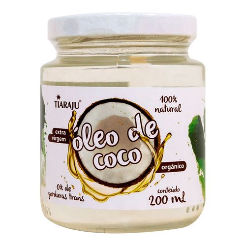Óleo de Coco Extra Virgem Orgânico - Tiaraju - 200ml Óleo de Coco Extra Virgem Orgânico - Tiaraju - 200ml