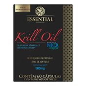 Óleo de Krill - Essential Nutrition - 60 Cápsulas de 500mg