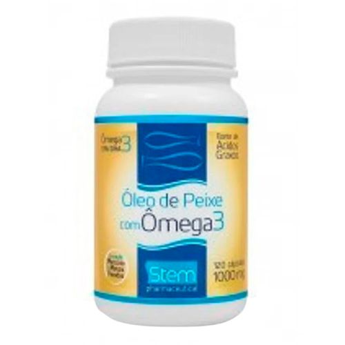 Óleo de Peixe com Ômega 3 1000mg Stem 120 cápsulas Óleo de Peixe com Ômega 3 1000mg Stem 120 cápsulas