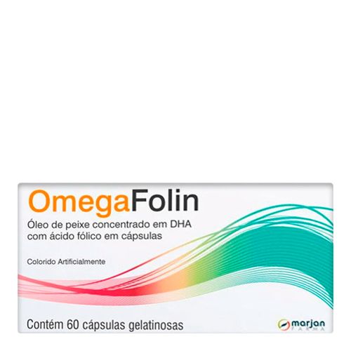 Óleo de Peixe Omegafolin Marjan 60 Cápsulas
