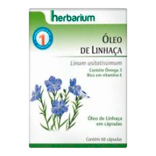 Óleo Linhaça Herbarium 60 Cápsulas Óleo Linhaça Herbarium 60 Cápsulas