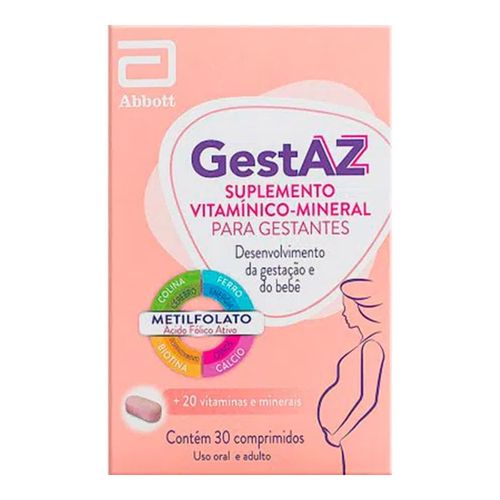 Suplemento Vitaminico Gestaz Abbott 30 Comprimidos Suplemento Vitaminico Gestaz Abbott 30 Comprimidos