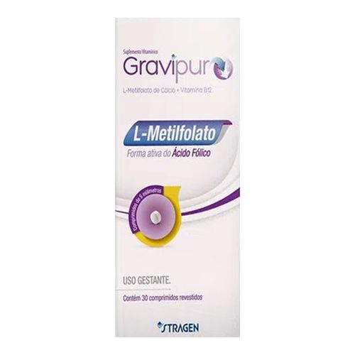 Suplemento Vitamínico Gravipur Stragen 30 Comprimidos Suplemento Vitamínico Gravipur Stragen 30 Comprimidos