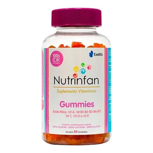 Suplemento Vitamínico Nutrifan Gummies 60 Unidades Suplemento Vitamínico Nutrifan Gummies 60 Unidades