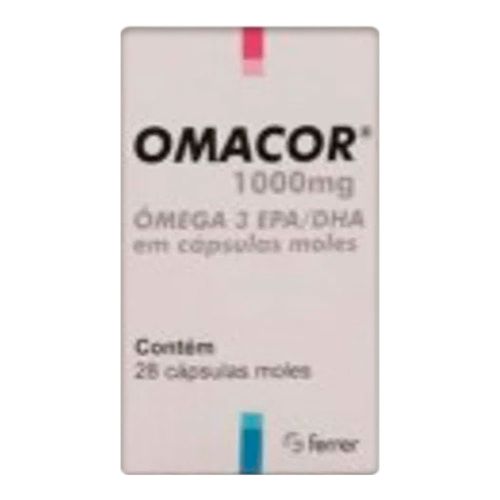 Omacor 1000mg 28 Cápsulas Omacor 1000mg 28 Cápsulas