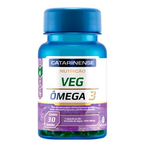 Ômega 3 Veg Catarinense 30 Cápsulas Ômega 3 Veg Catarinense 30 Cápsulas
