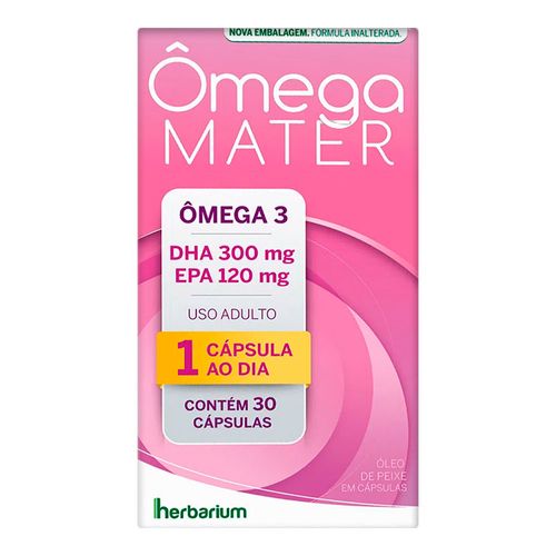 Ômega Mater 30 cápsulas Ômega Mater 30 cápsulas
