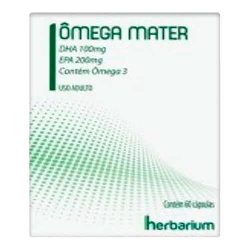 Ômega Mater Herbarium 60 Cápsulas Ômega Mater Herbarium 60 Cápsulas