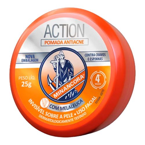 Pomada Anti-Acne Desodorante Minancora Action FPS 9 25g