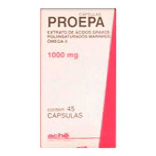 Proepa 1000mg Aché - 45 Cápsulas Proepa 1000mg Aché - 45 Cápsulas