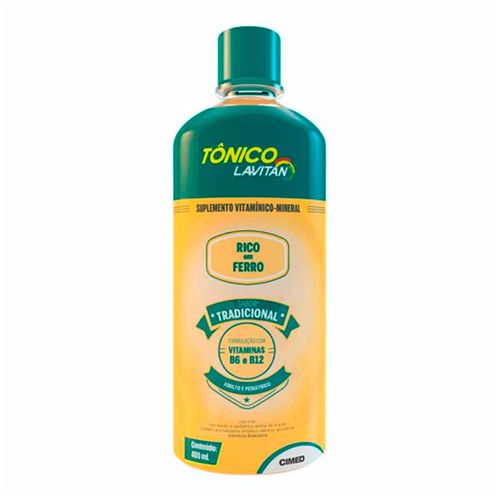 Solução Tonica Oral Lavitan 400ml Solução Tonica Oral Lavitan 400ml