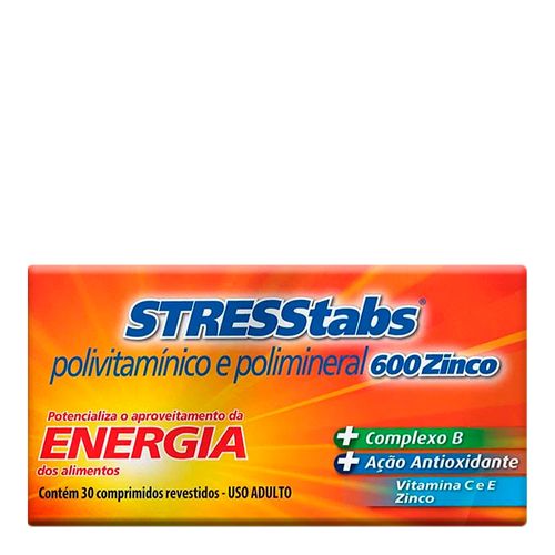 Stresstabs-600 Zinco 30 comprimidos Stresstabs-600 Zinco 30 comprimidos
