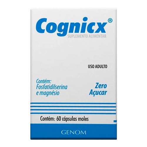 Suplemento Alimentar Cognicx Zero Açúcar 60 Cápsulas Suplemento Alimentar Cognicx Zero Açúcar 60 Cápsulas