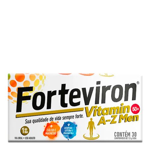 Suplemento Alimentar Forteviron 50+ A-Z Men 30 Comprimidos Suplemento Alimentar Forteviron 50+ A-Z Men 30 Comprimidos
