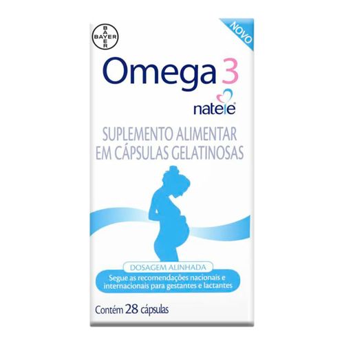 Suplemento Alimentar Natele Omega 3 - 28 Cápsulas Suplemento Alimentar Natele Omega 3 - 28 Cápsulas