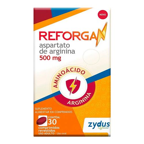 Suplemento Alimentar Reforgan 500mg 30 Comprimidos Suplemento Alimentar Reforgan 500mg 30 Comprimidos