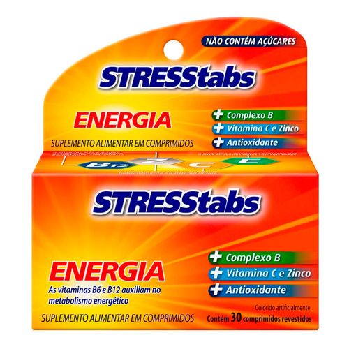 Suplemento Alimentar Stresstabs Energia 30 Comprimidos Suplemento Alimentar Stresstabs Energia 30 Comprimidos
