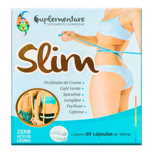 Suplemento Alimentar Suplementare Slim 60 Cápsulas Suplemento Alimentar Suplementare Slim 60 Cápsulas