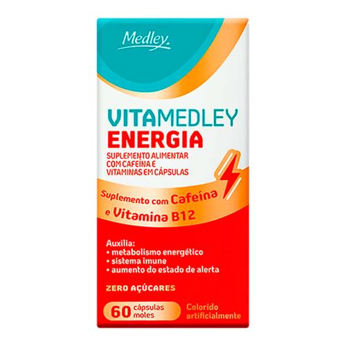 Suplemento Alimentar VitaMedley Energia 60 Cápsulas Suplemento Alimentar VitaMedley Energia 60 Cápsulas