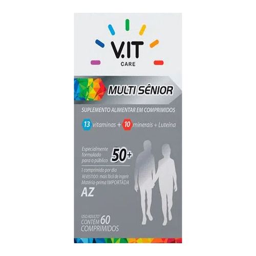 V.IT CARE Multi Sênior 60 Comprimidos V.IT CARE Multi Sênior 60 Comprimidos