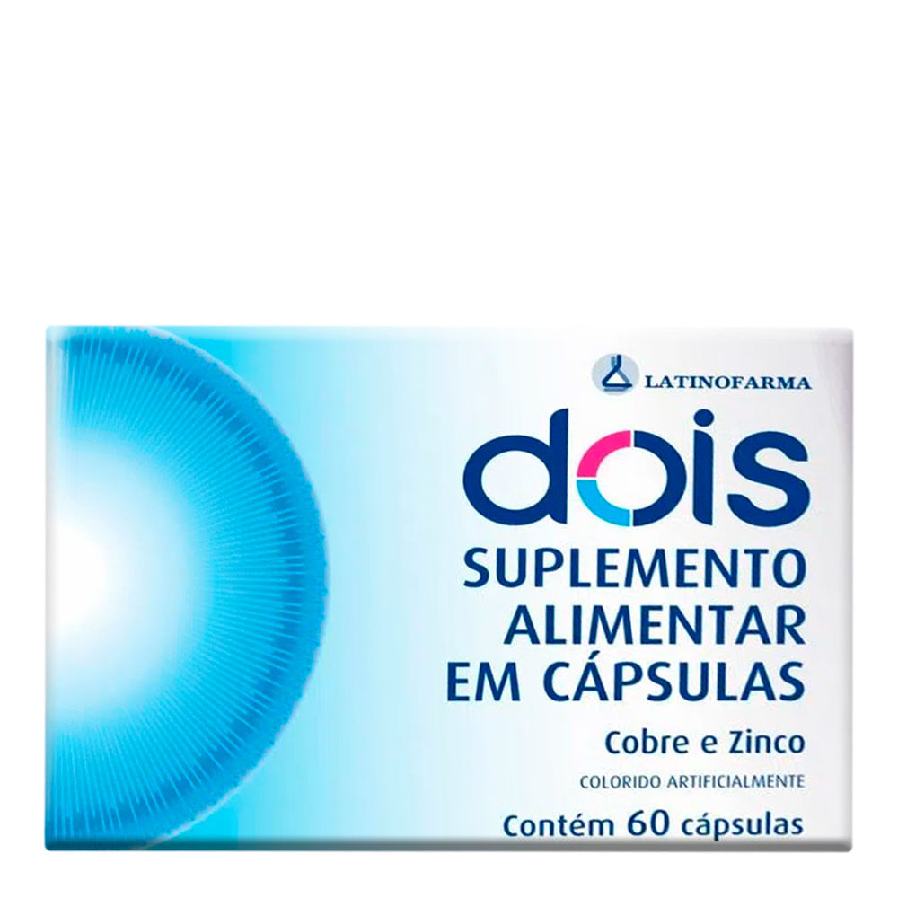 DOIS SUPLEMENTO ALIMENTAR COM 60 CÁPSULAS