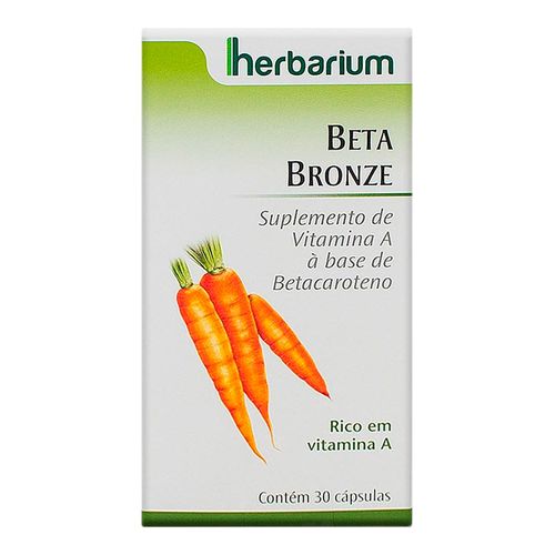 Suplemento Vitamínico Betabronze Herbarium 30 Cápsulas Suplemento Vitamínico Betabronze Herbarium 30 Cápsulas