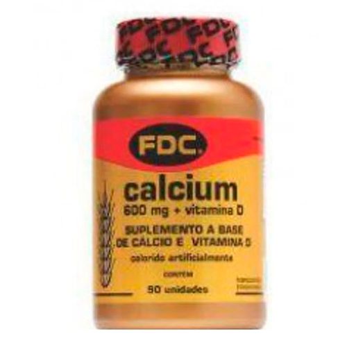 Suplemento Vitamínico Calcium 600mg + Vitamina D FDC 90 Comprimidos