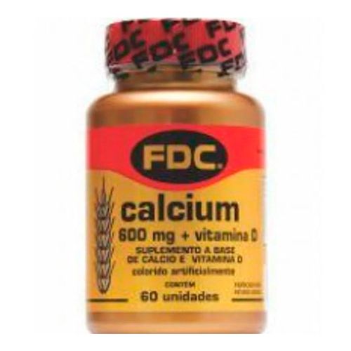 Suplemento Vitamínico Calcium 600mg W/D FDC 60 Tabletes Suplemento Vitamínico Calcium 600mg W/D FDC 60 Tabletes