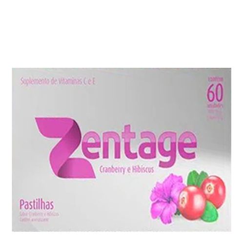 Zentage Cranberry e Hibiscus Apsen 60 Pastilhas Zentage Cranberry e Hibiscus Apsen 60 Pastilhas