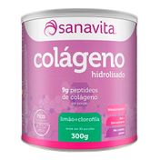 9055936---colageno-hidrolisado-em-po-limao-clorofila-sanavita-300g