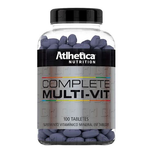Complete Multi-Vit Multivitamínico 100 tabletes - Atlhetica Nutrition Complete Multi-Vit Multivitamínico 100 tabletes - Atlhetica Nutrition