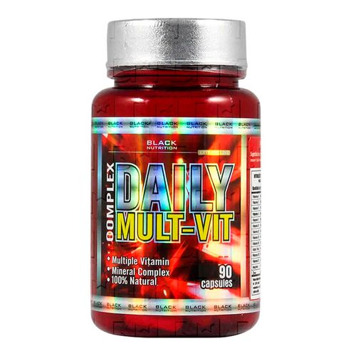 Daily Multi-Vit 90 cápsulas - Black Nutrition Daily Multi-Vit 90 cápsulas - Black Nutrition