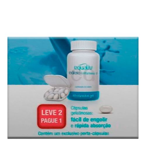 Equaliv Cálcio + Vitamina D 120 Cápsulas Equaliv Cálcio + Vitamina D 120 Cápsulas