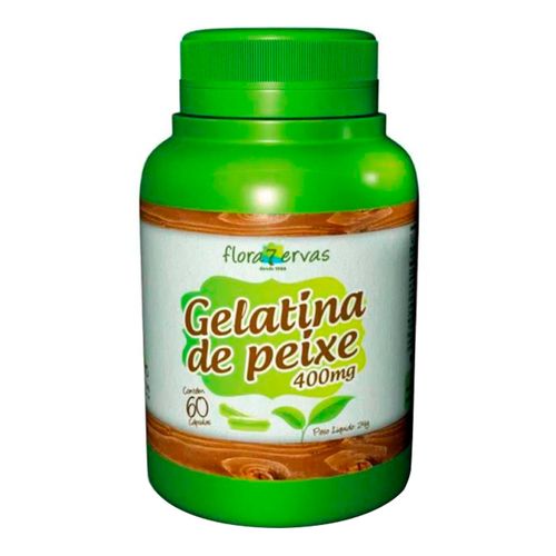 Gelatina de Peixe Flora 7 Ervas 60 Cápsulas Gelatina de Peixe Flora 7 Ervas 60 Cápsulas