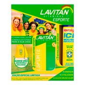 Kit Lavitan Esporte Vitamina 60 Comprimidos 2 Unidades + Spray Nevralgex Ice Mousse 100ml + Sacochila