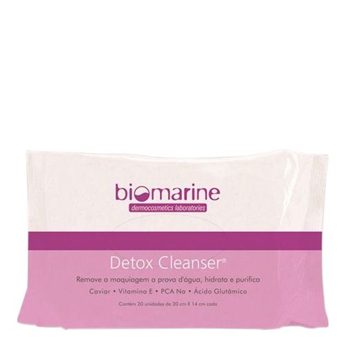 Lenços Umedecidos Biomarine Detox Cleanser 20 Unidades Lenços Umedecidos Biomarine Detox Cleanser 20 Unidades