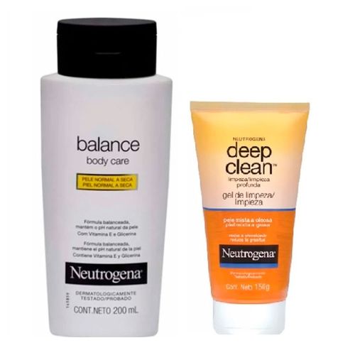 Kit Neutrogena Deep Clean +Body Care 200ml