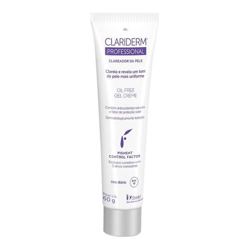 Clareador de Pele Clariderm Professional FPS 16 60g Clareador de Pele Clariderm Professional FPS 16 60g