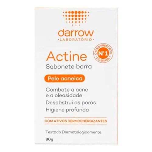Sabonete em Barra Facial Darrow Actine Pele Acneica 80g Sabonete em Barra Facial Darrow Actine Pele Acneica 80g