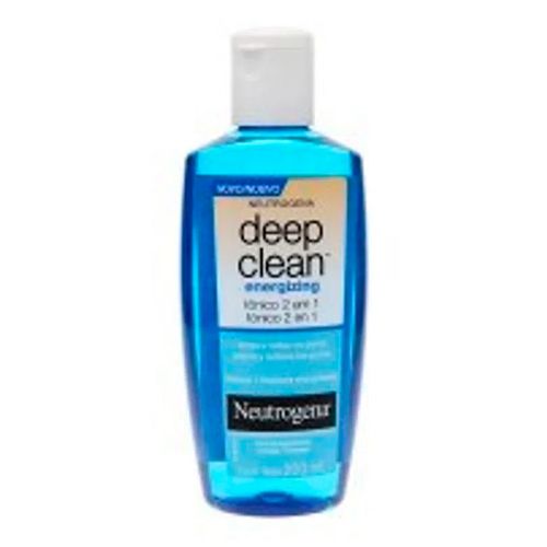 Tônico Neutrogena Deep Clean Energizing 2 em 1 200ml + Tônico sem Álcool 200ml Tônico Neutrogena Deep Clean Energizing 2 em 1 200ml + Tônico sem Álcool 200ml