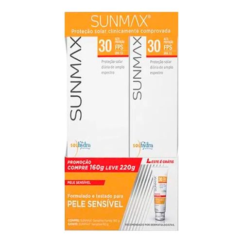 Kit Protetor Solar Sunmax Sensitive Stiefel 160ml + 60ml Kit Protetor Solar Sunmax Sensitive Stiefel 160ml + 60ml