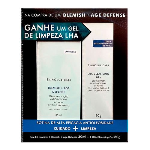 Kit-Skinceuticals-Serum-Anti-idade-Blemish---Age-Defense-30ml---Gel-de-Limpeza-Lha-Cleasing-80g