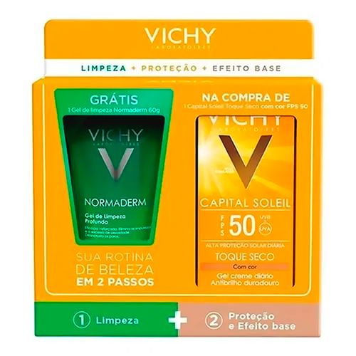 667587---kit-protetor-solar-com-cor-capital-soleil-f50-50g-gel-de-limpeza-normaderm-60g 667587---kit-protetor-solar-com-cor-capital-soleil-f50-50g-gel-de-limpeza-normaderm-60g