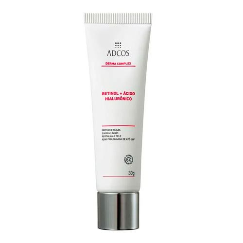 Creme Facial Anti-Idade Adcos Retinol + Ácido Hialurônico 30g Creme Facial Anti-Idade Adcos Retinol + Ácido Hialurônico 30g